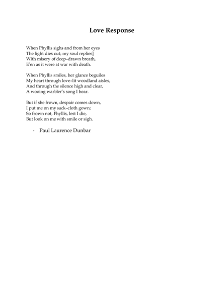 [Adams] Love Response (from Collected Songs) Voice scores gallery preview page 3