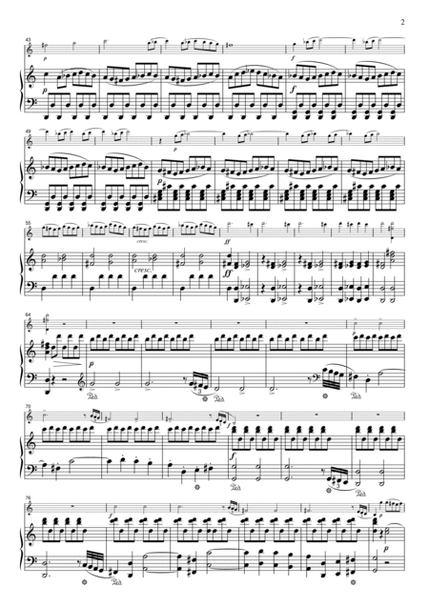 Mozart Entfuhrung aus dem Serail Overture, for Violin & Piano, VM002