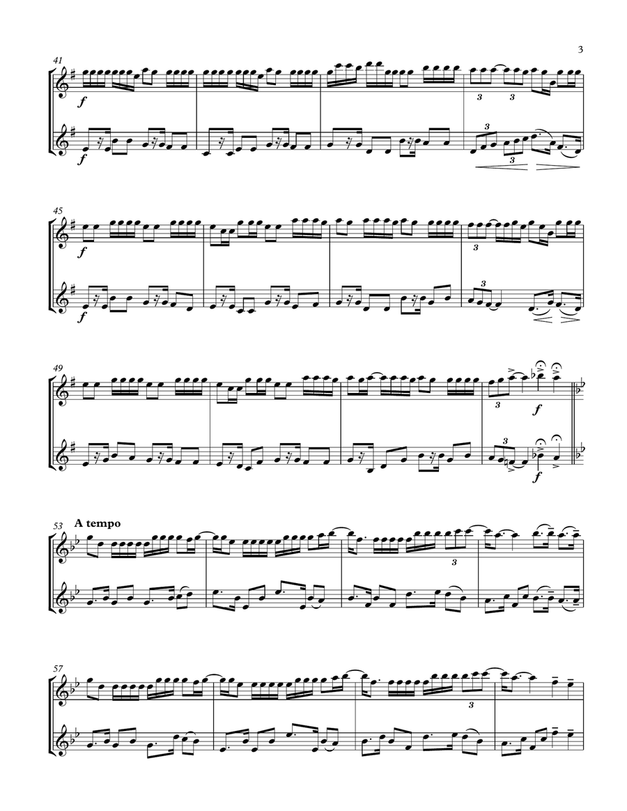 Despacito String Duet scores gallery preview page 3