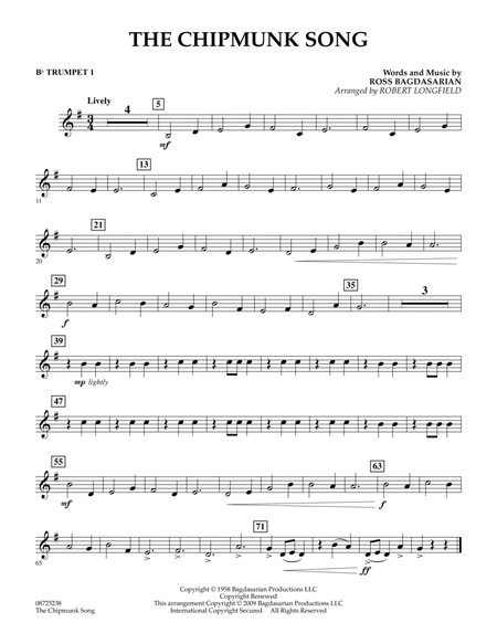 The Chipmunk Song - Bb Trumpet 1