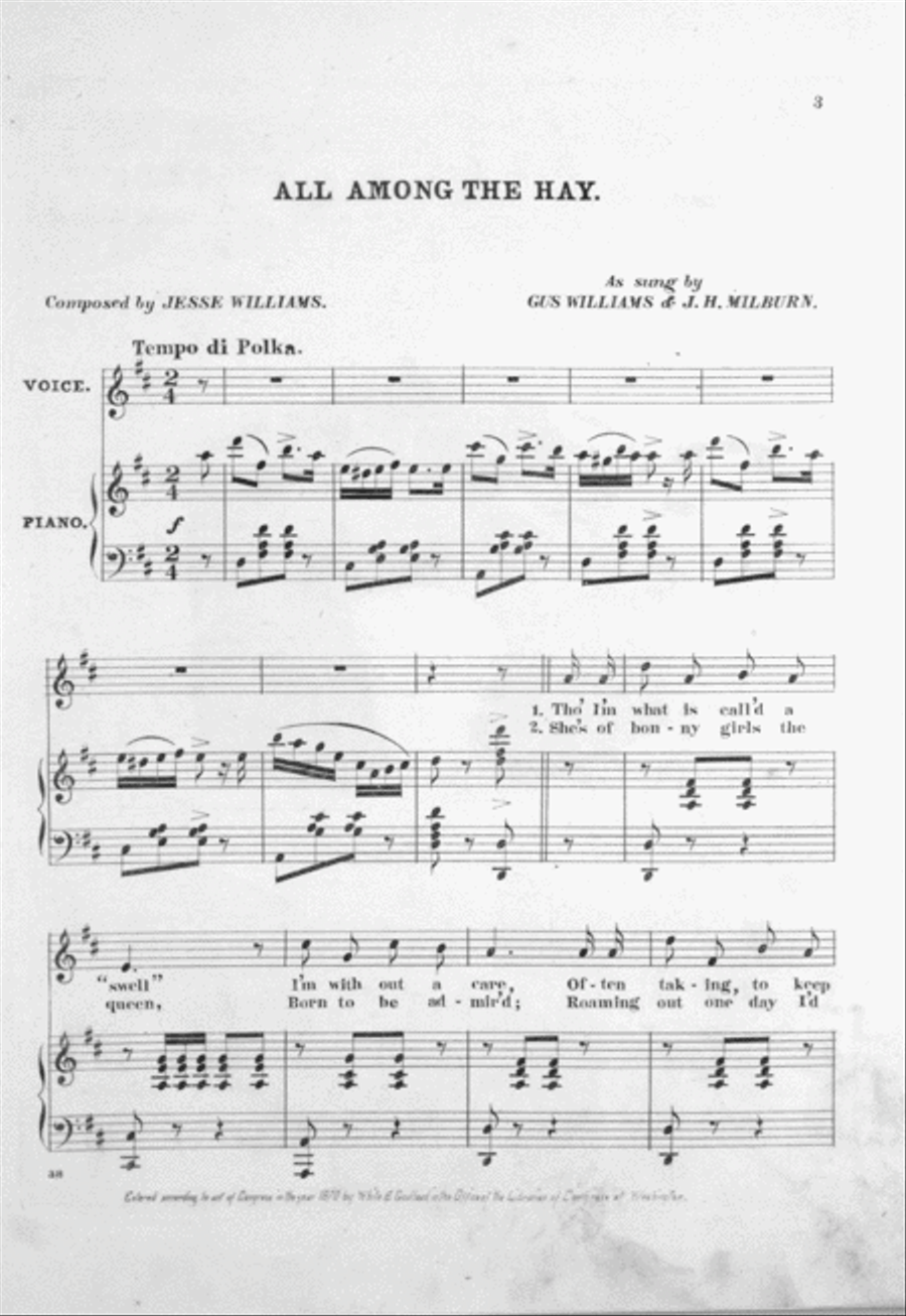 All Among the Hay Voice scores gallery preview page 2