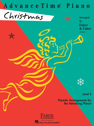 Book cover for AdvanceTime Piano Christmas