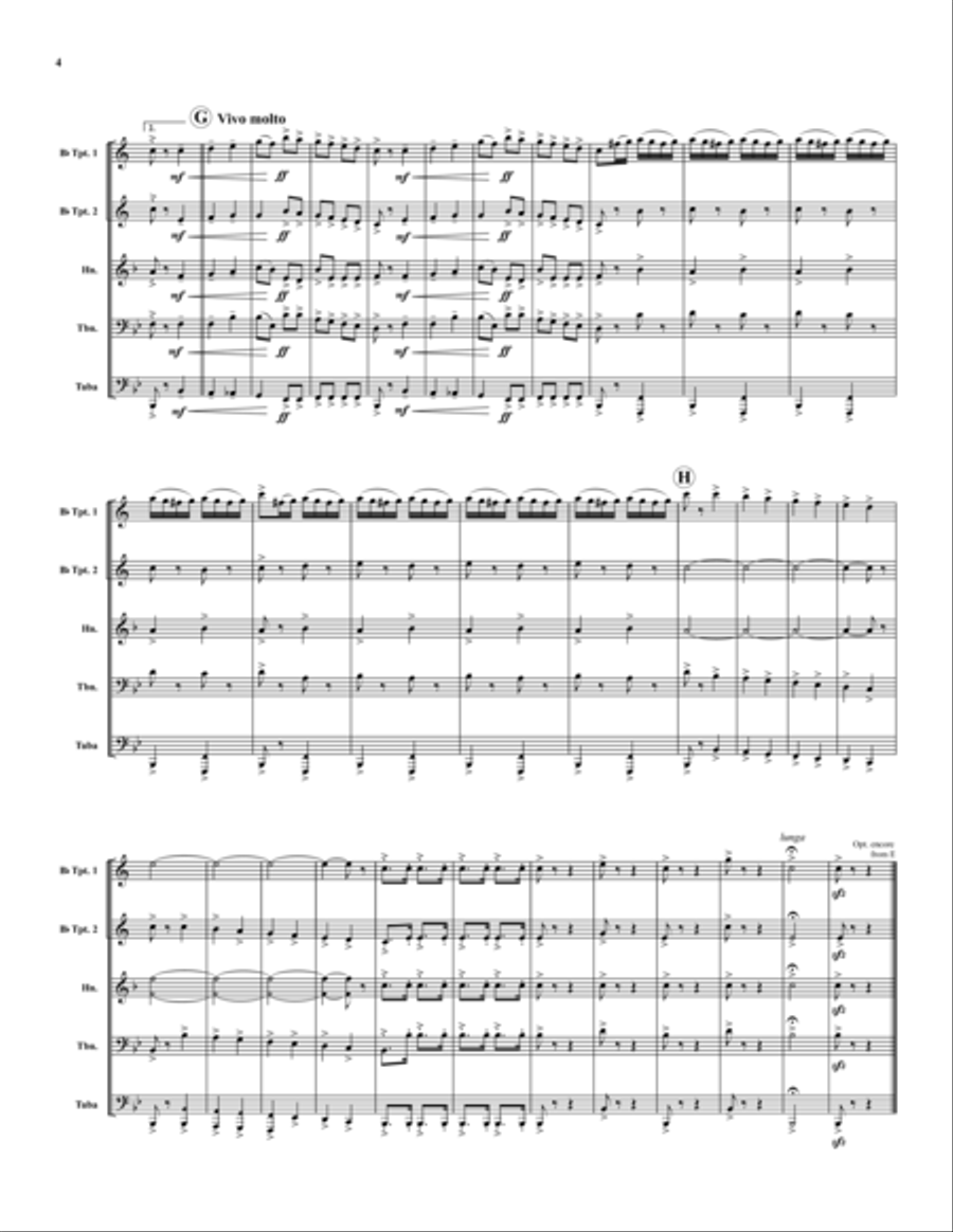 Can-Can Can-Can Brass Quintet scores gallery preview page 4