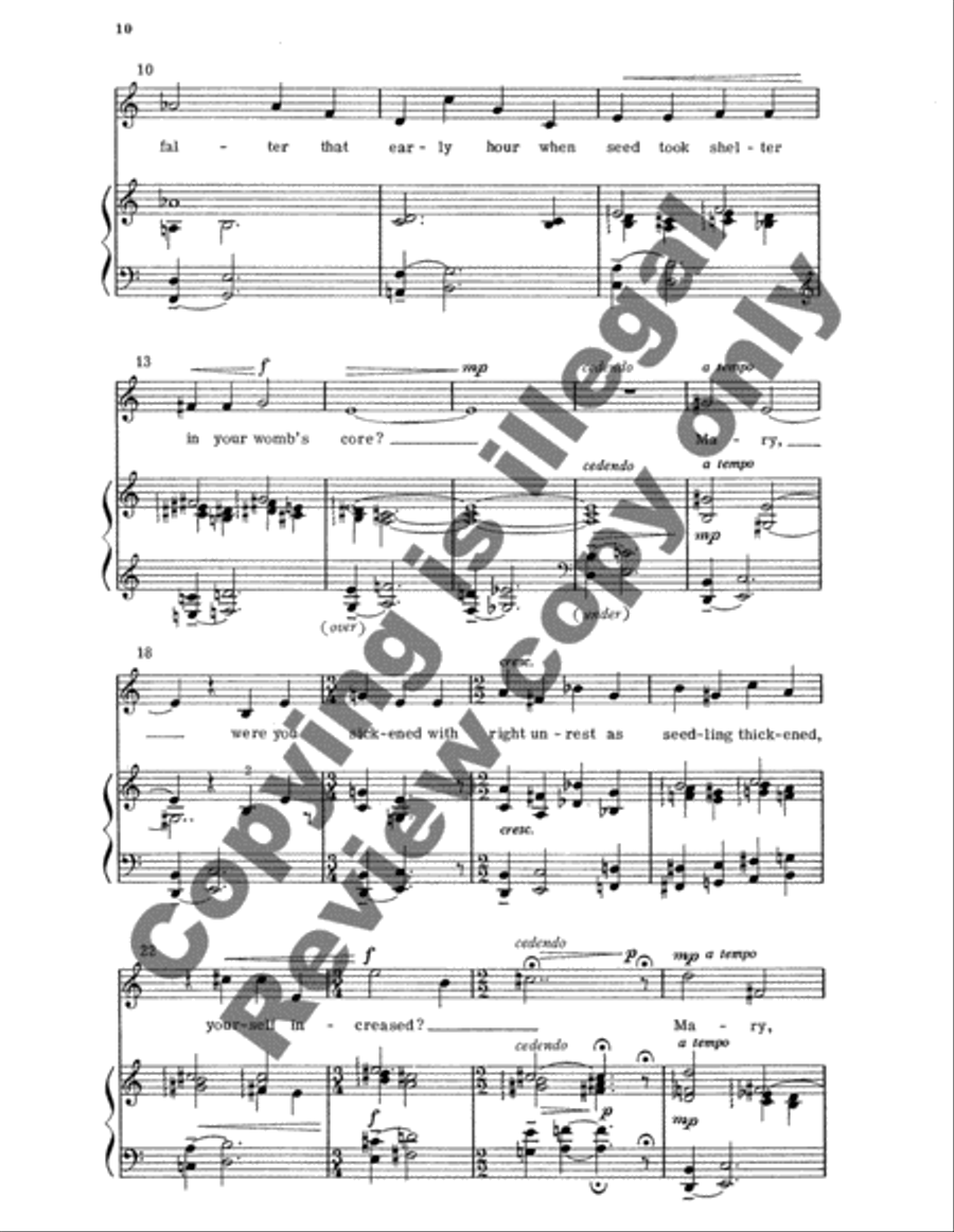 Music in the Manger Medium Voice scores gallery preview page 6