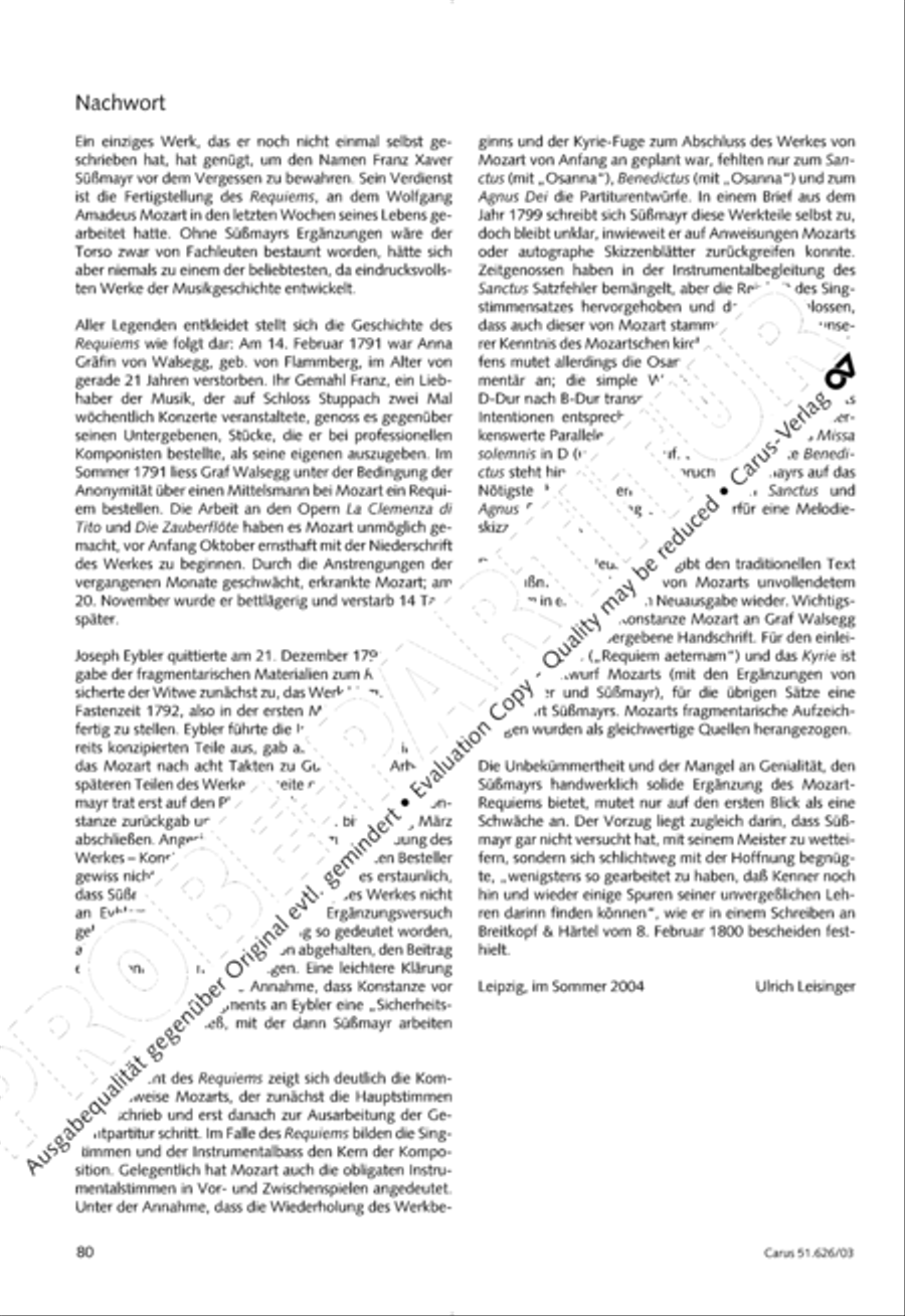 Requiem 4-Part scores gallery preview page 81
