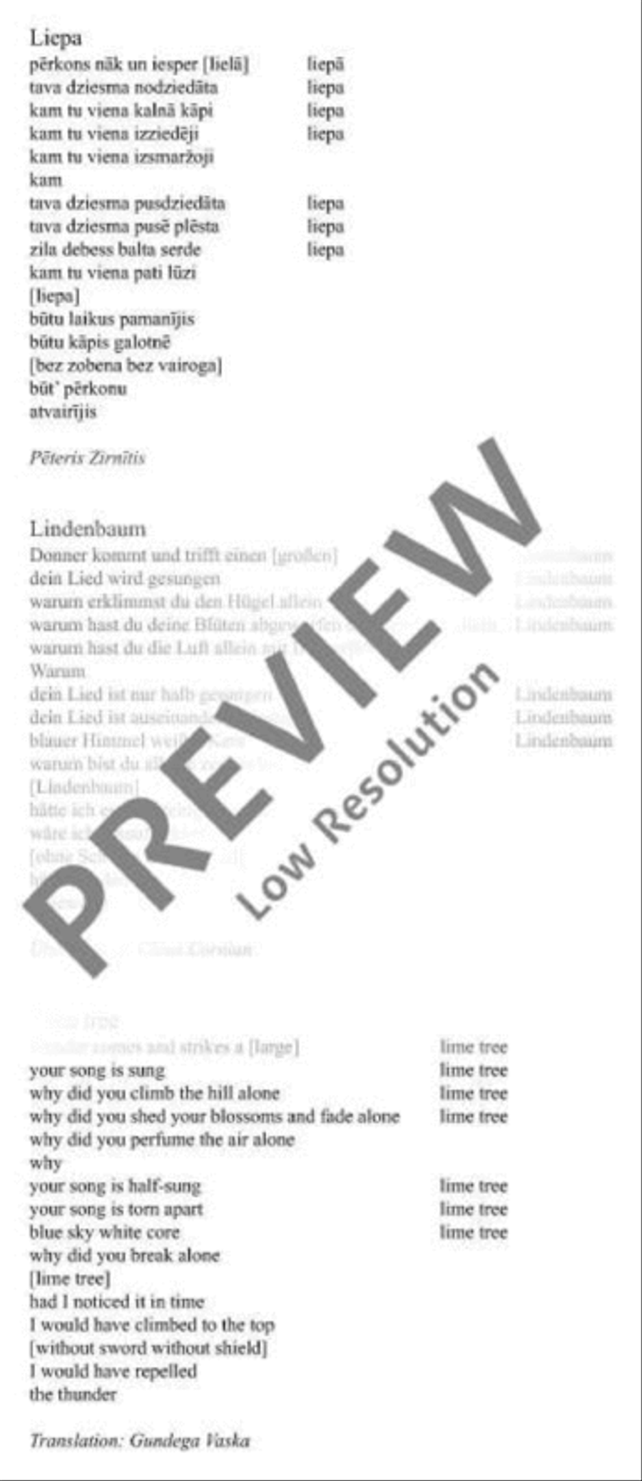 Liepa Liepa SSAA scores gallery preview page 4