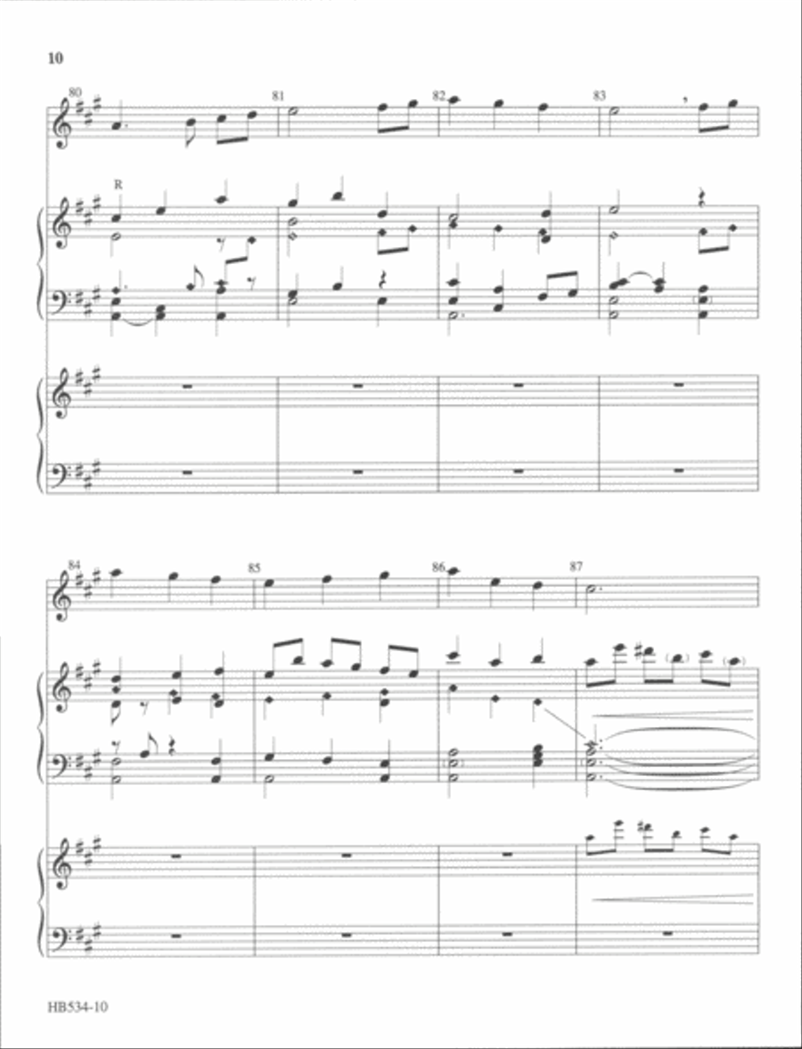 Candlelight Noel - full score Handbell Choir scores gallery preview page 10