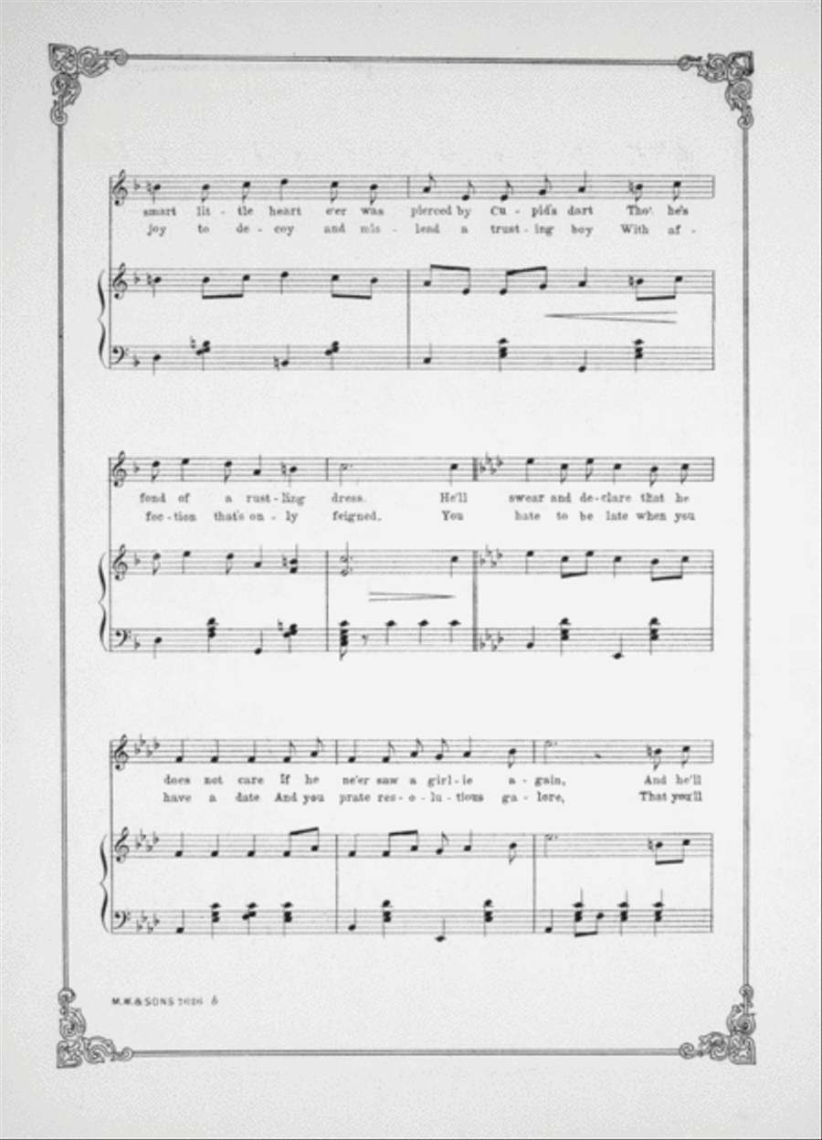 Waiting For a Certain Girl Voice scores gallery preview page 3