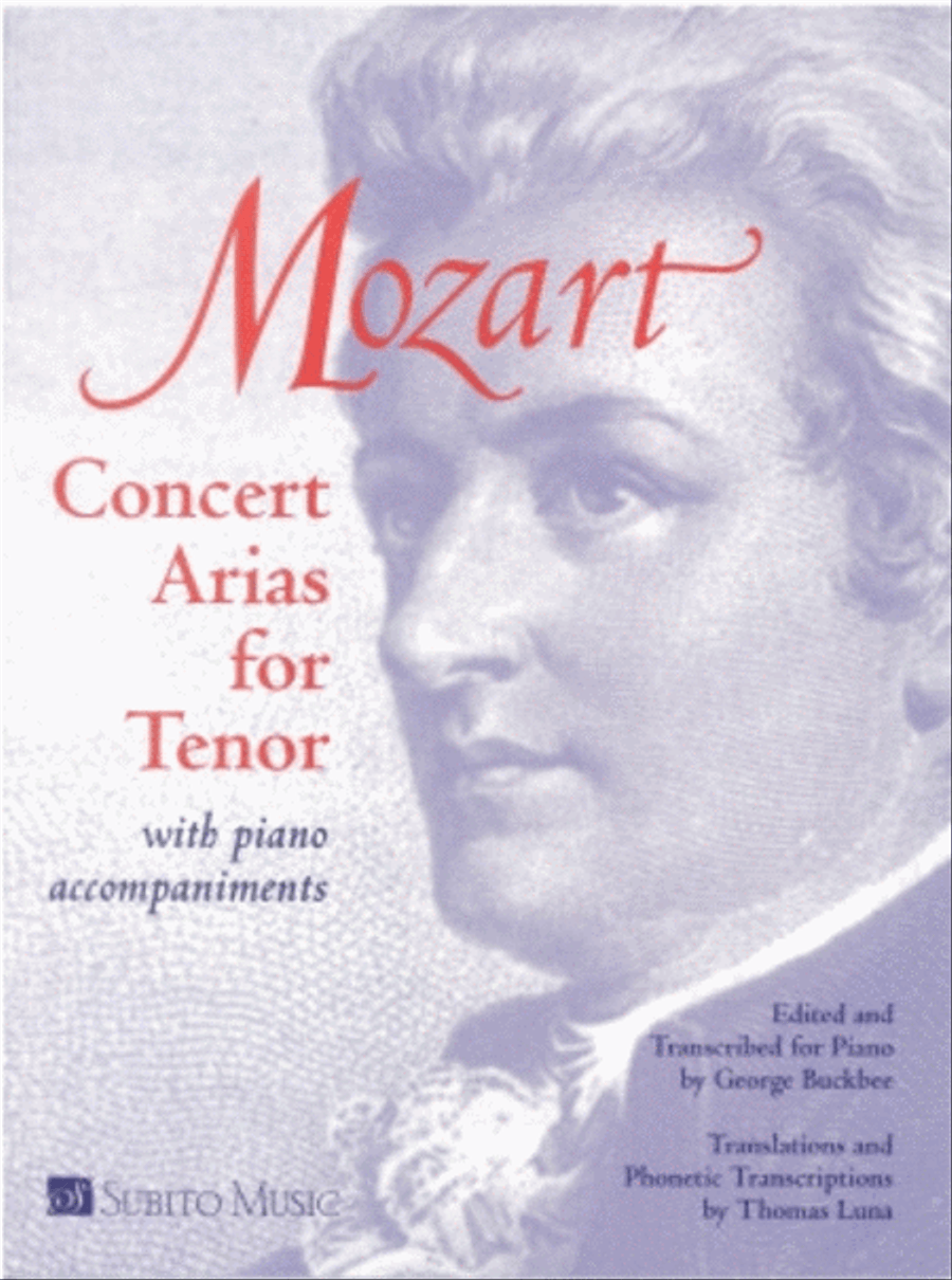 Concert Arias for Tenor Concert Arias for Tenor Choir scores gallery preview page 1
