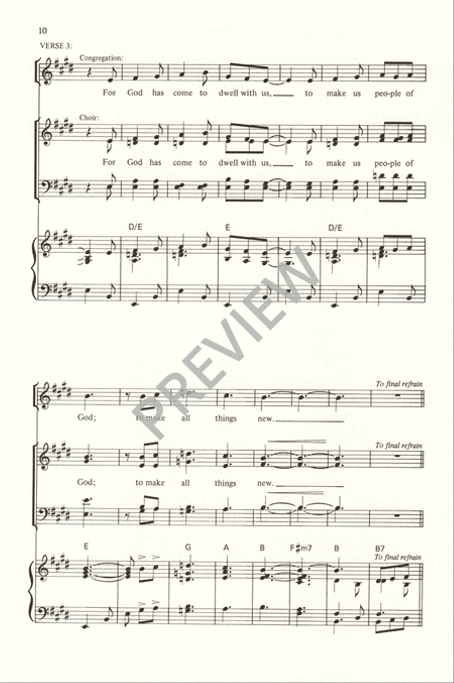 Now the Feast and Celebration 4-Part scores gallery preview page 12