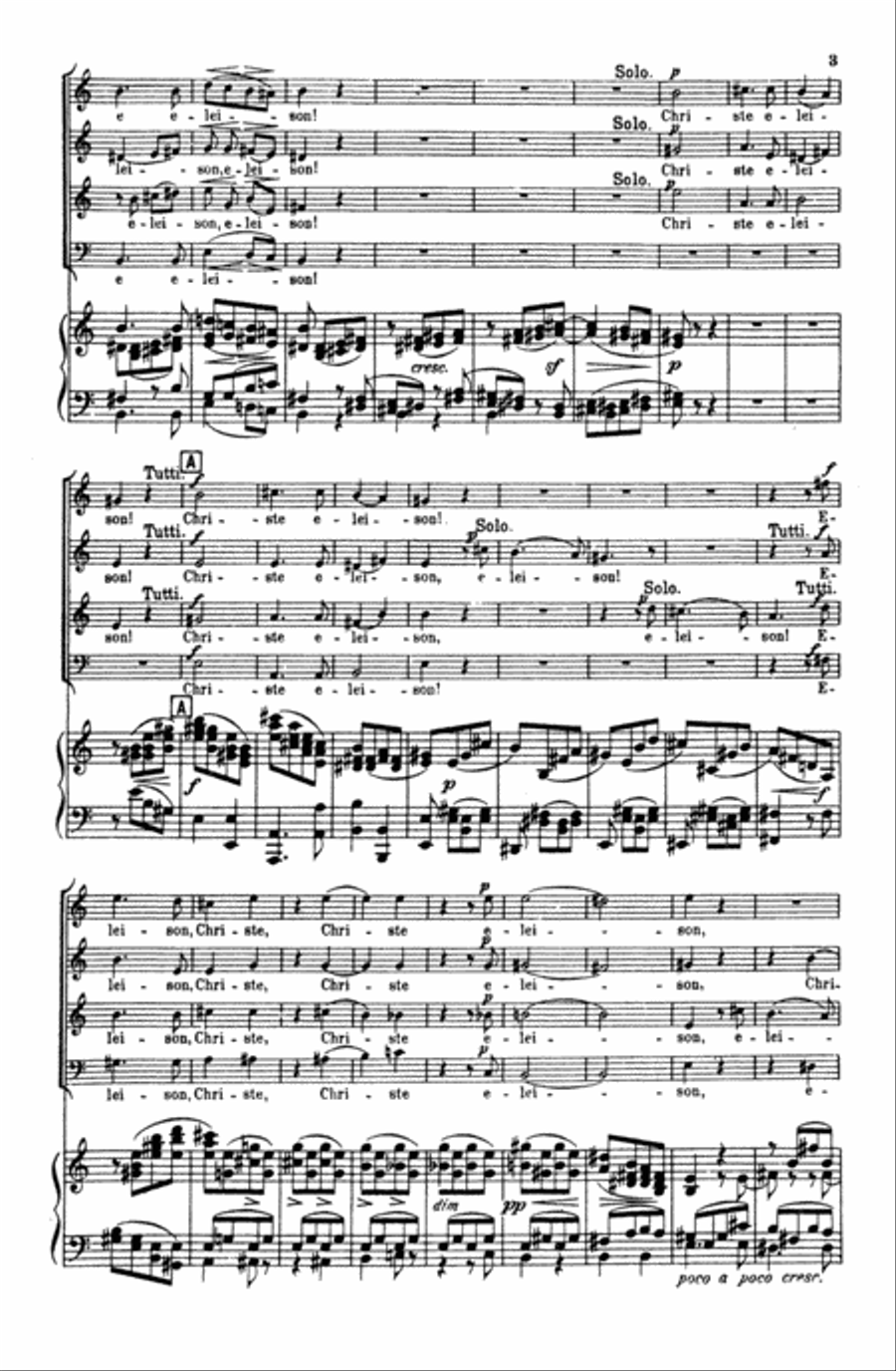 Mass in C Major, Op. 86 4-Part scores gallery preview page 5