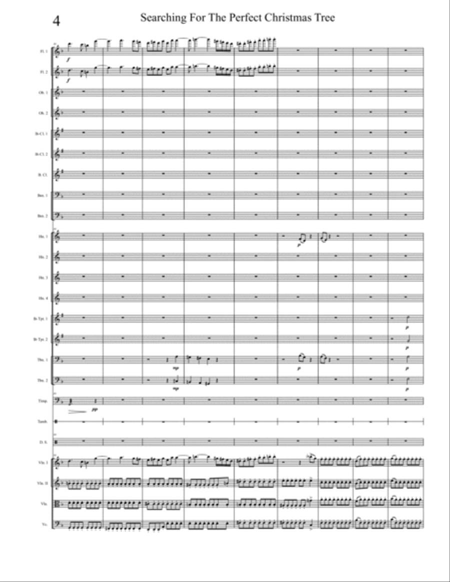 Searching For The Perfect Christmas Tree Chamber Orchestra scores gallery preview page 4