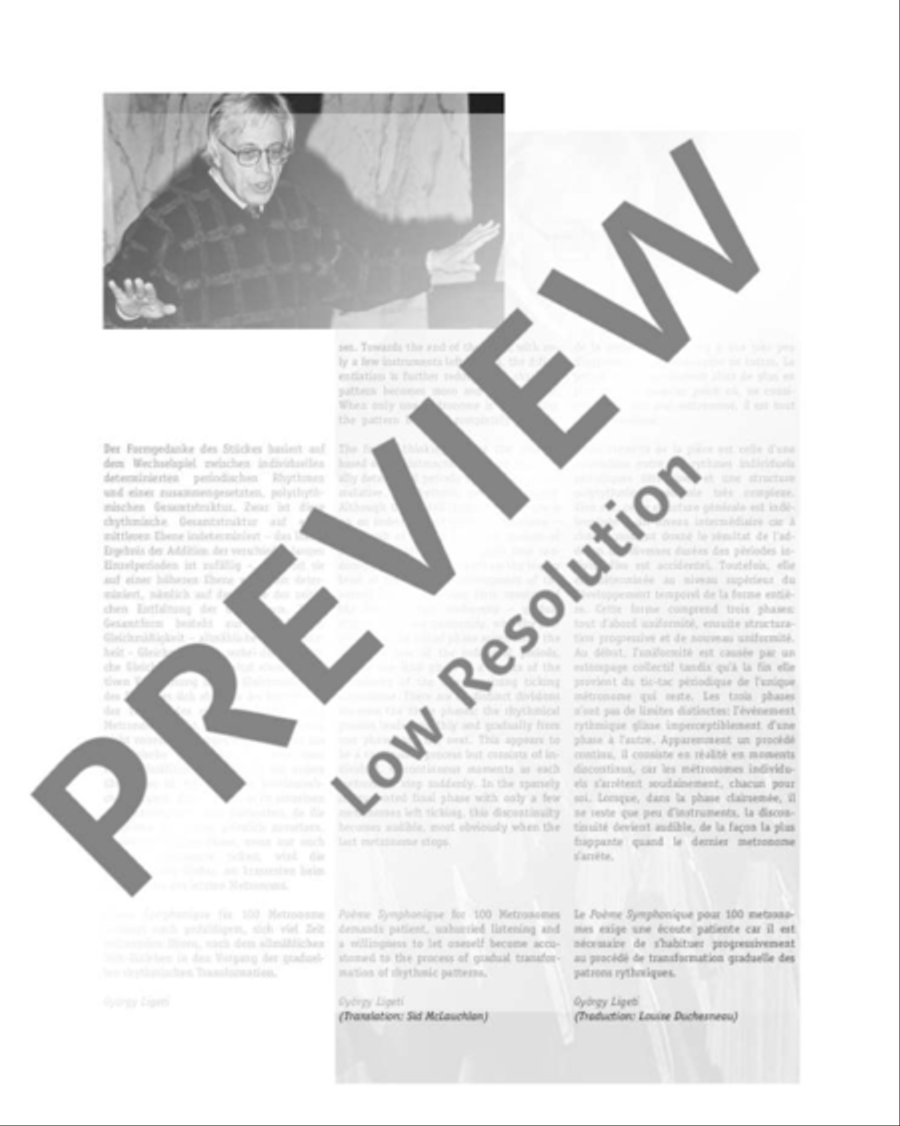 Poème Symphonique Score scores gallery preview page 7
