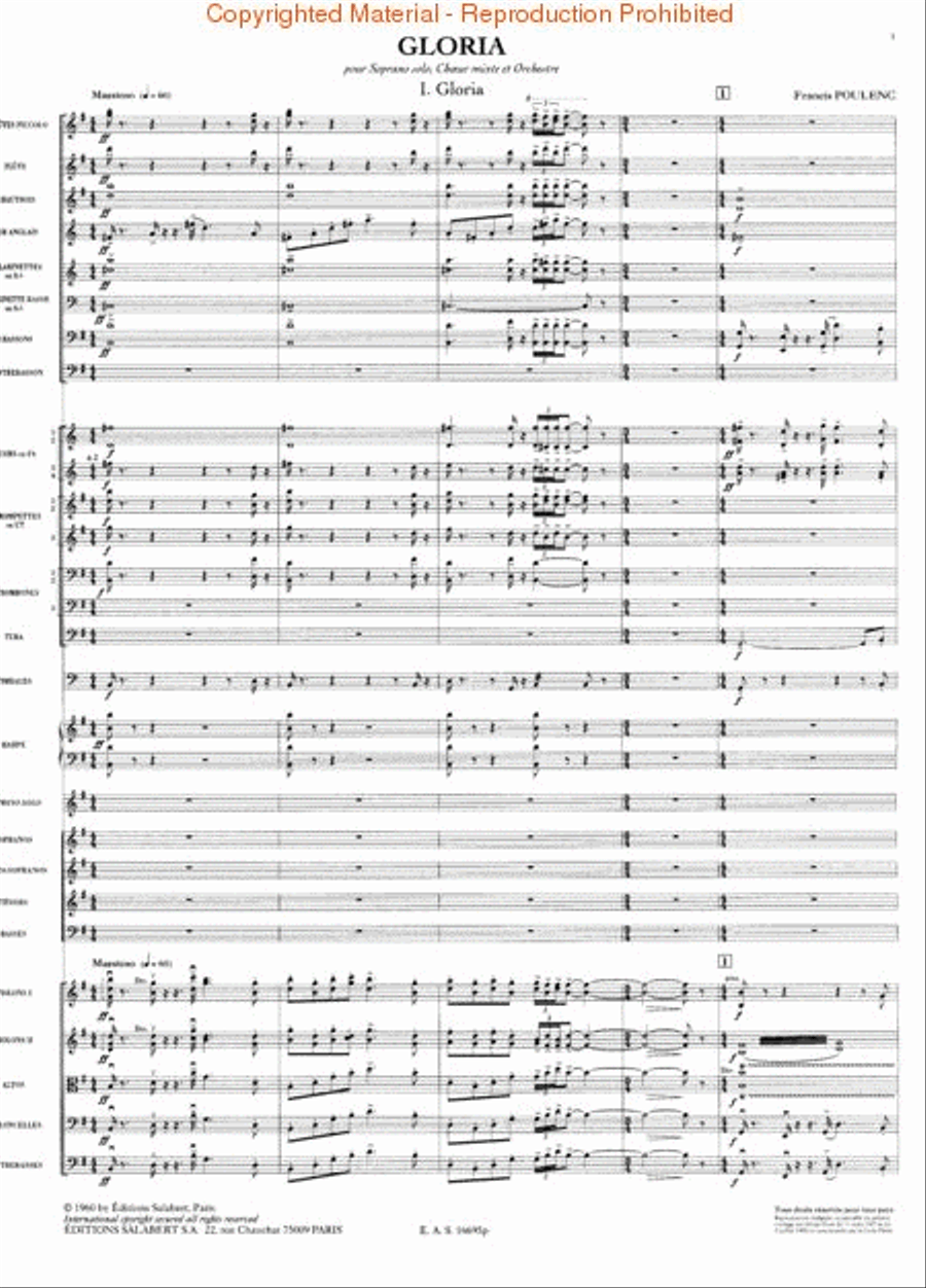 Gloria (Cantata) Choir scores gallery preview page 2