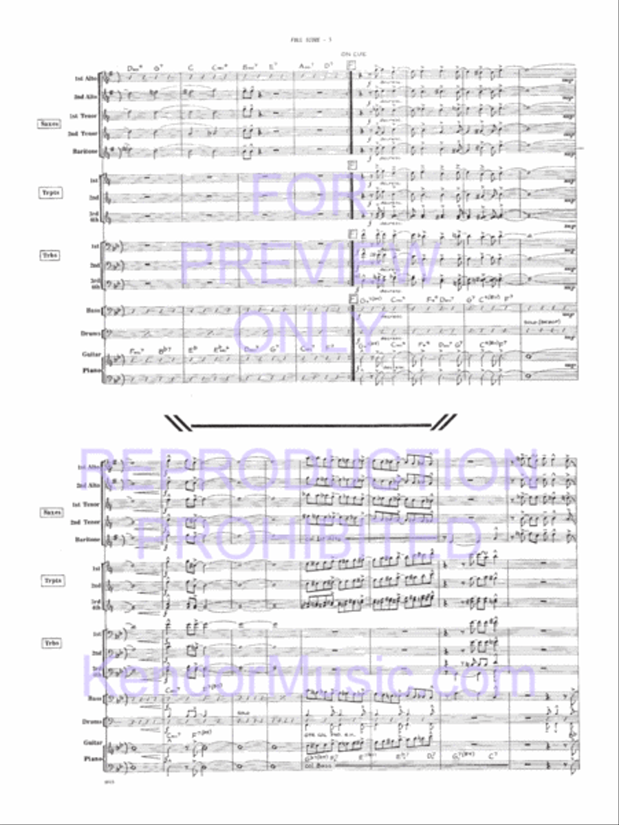 Moose The Mooche (Full Score) Jazz Ensemble scores gallery preview page 6