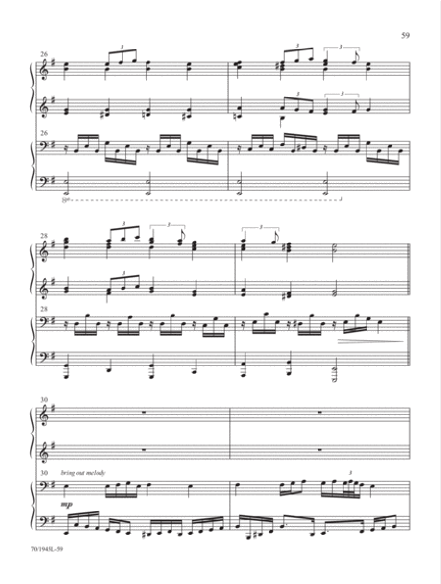 Come, Christians, Join to Play! Piano Duet scores gallery preview page 33