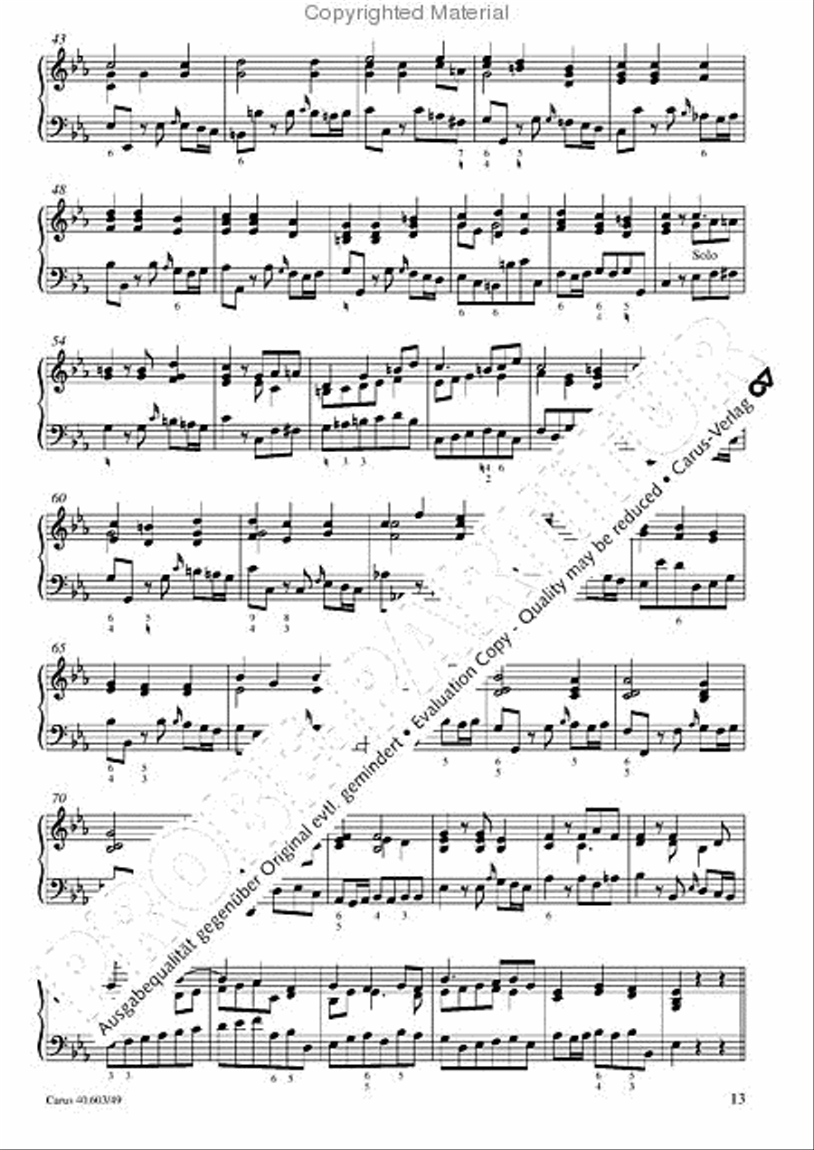 Grosse Orgelsolomesse in Es Voice scores gallery preview page 14
