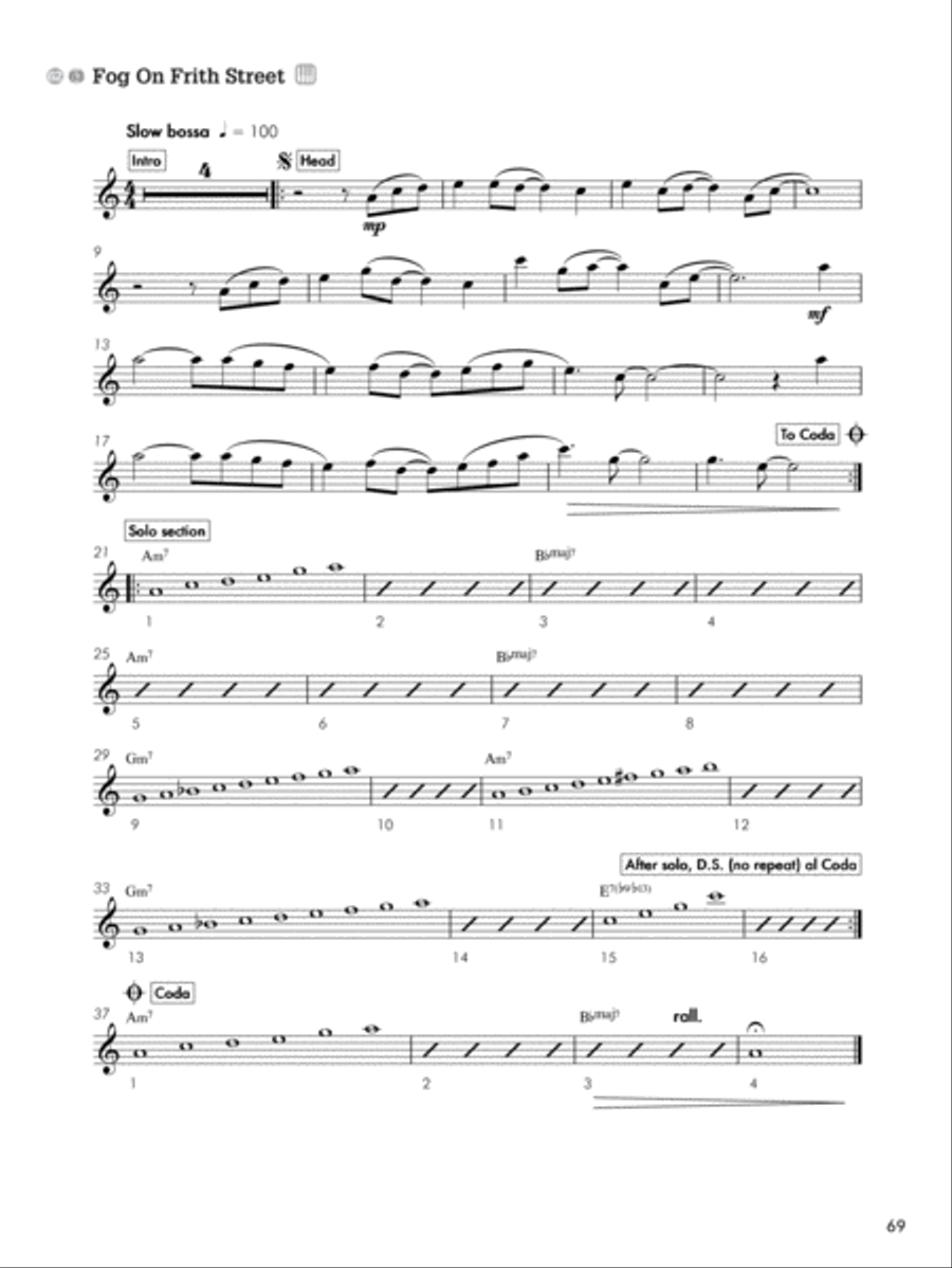 How to Play Jazz Saxophone Saxophone scores gallery preview page 4