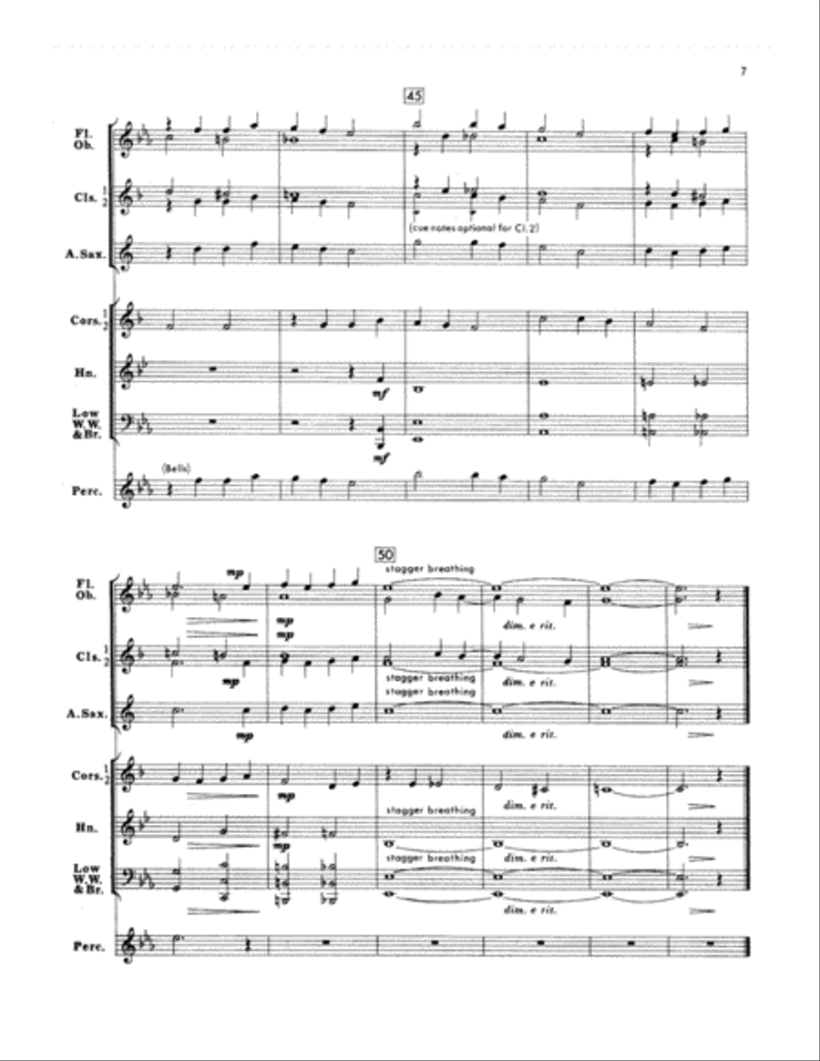 Americana Suite - Full Score Concert Band scores gallery preview page 6