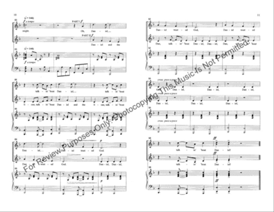 Daniel 2-Part scores gallery preview page 6