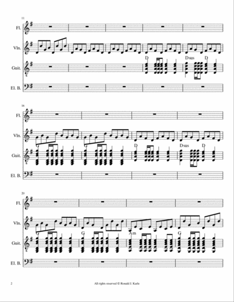 Time of Our Own Small Ensemble scores gallery preview page 2