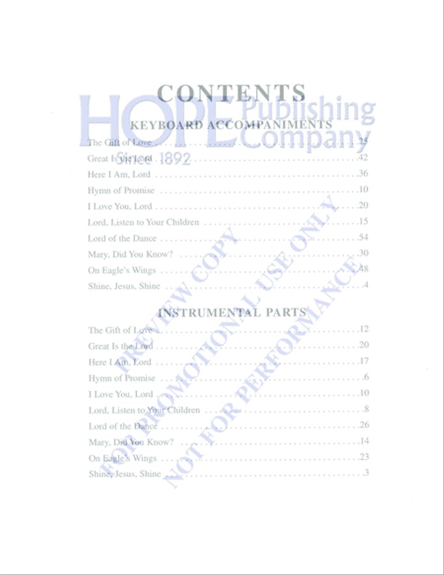 Contemporary Praise Contemporary Praise Piano Accompaniment scores gallery preview page 2