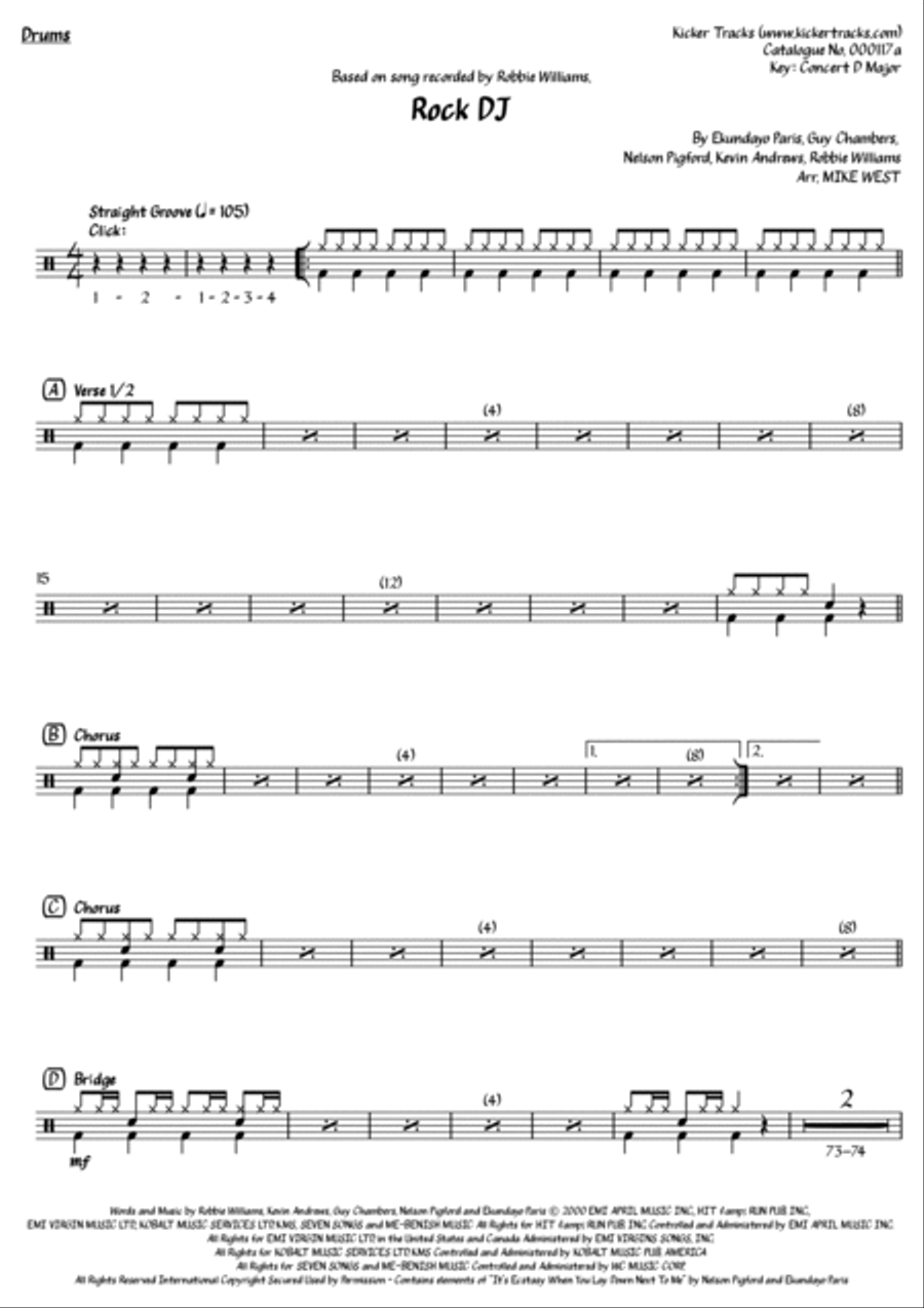 Rock Dj Drum Set scores gallery preview page 2