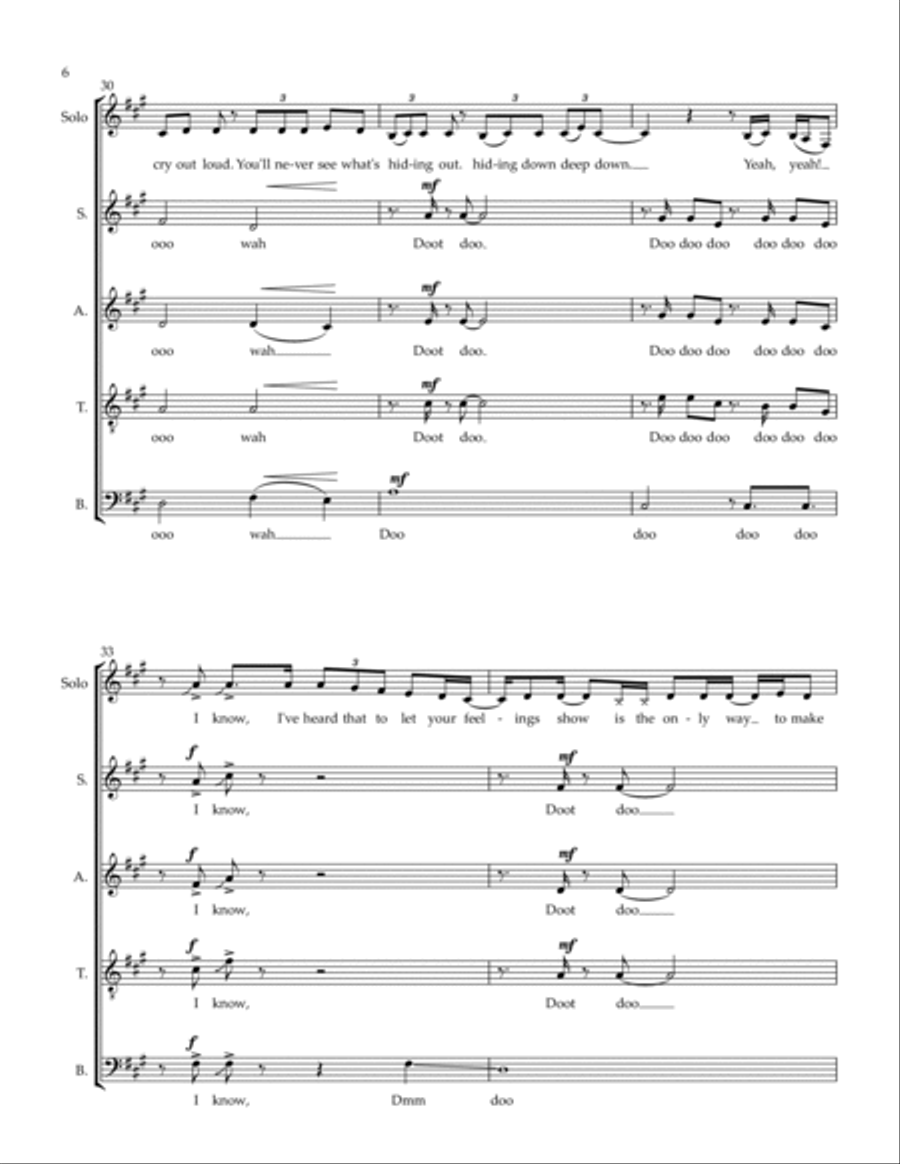 Unstoppable 4-Part scores gallery preview page 6