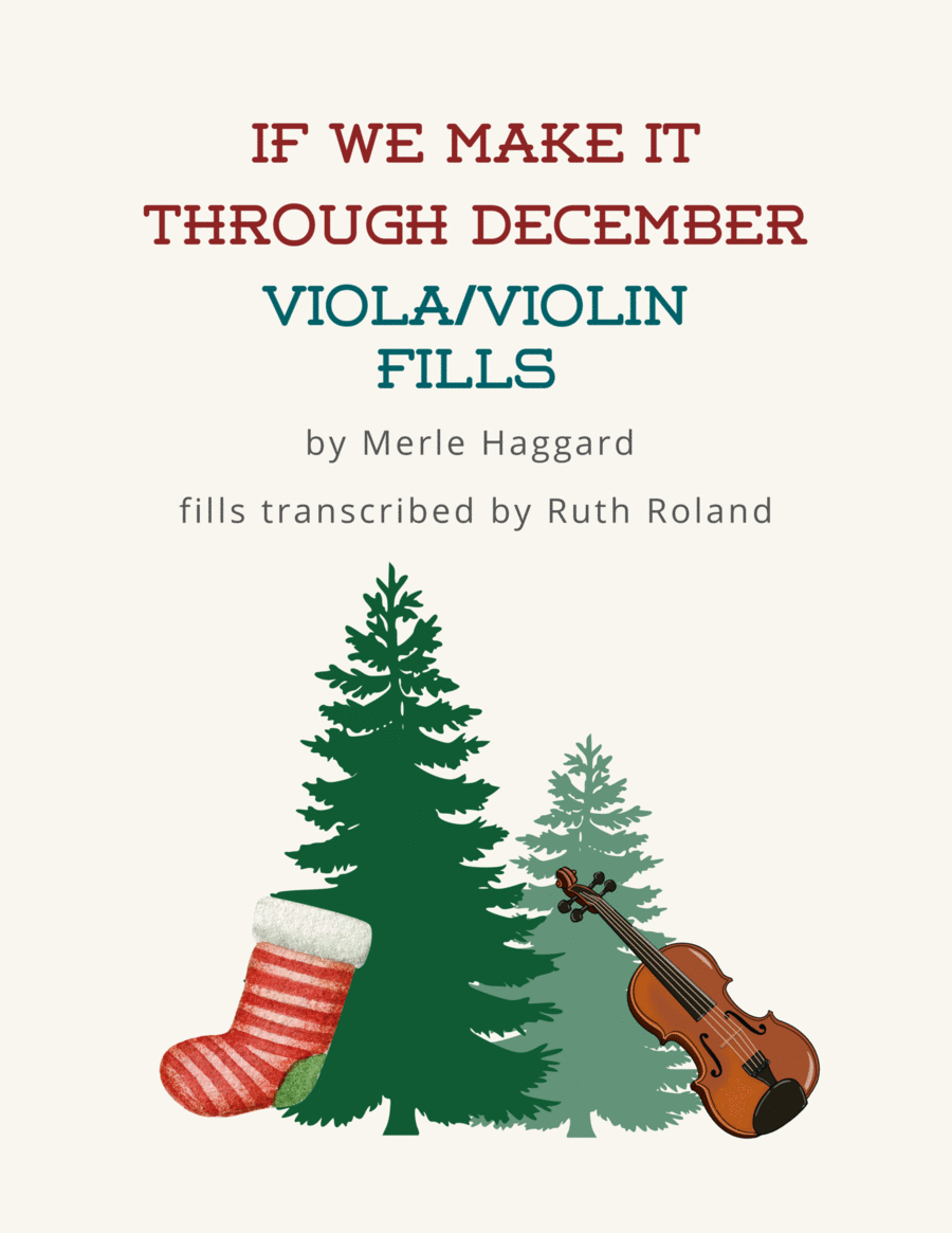 If We Make It Through December Violin Solo scores gallery preview page 1