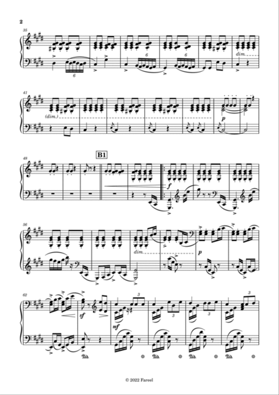 Introduction And Rondo Le Rossignol Piano Solo scores gallery preview page 2