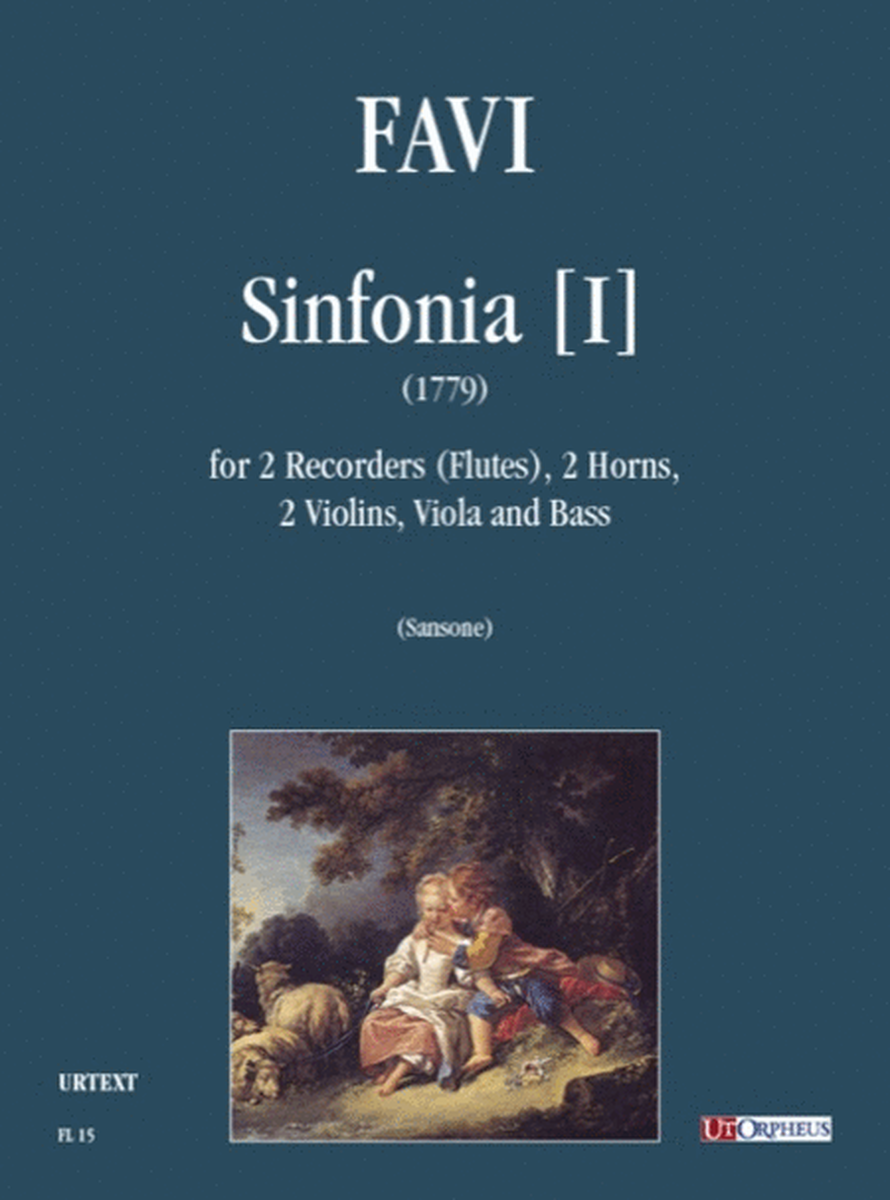Sinfonia [I] (1779) for 2 Recorders (Flutes), 2 Horns, 2 Violins, Viola and Bass