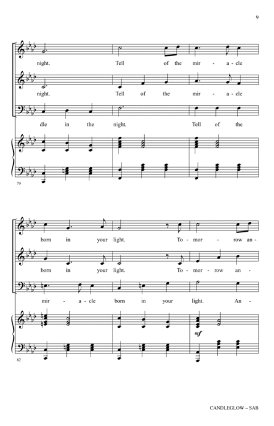 Candleglow 3-Part scores gallery preview page 8