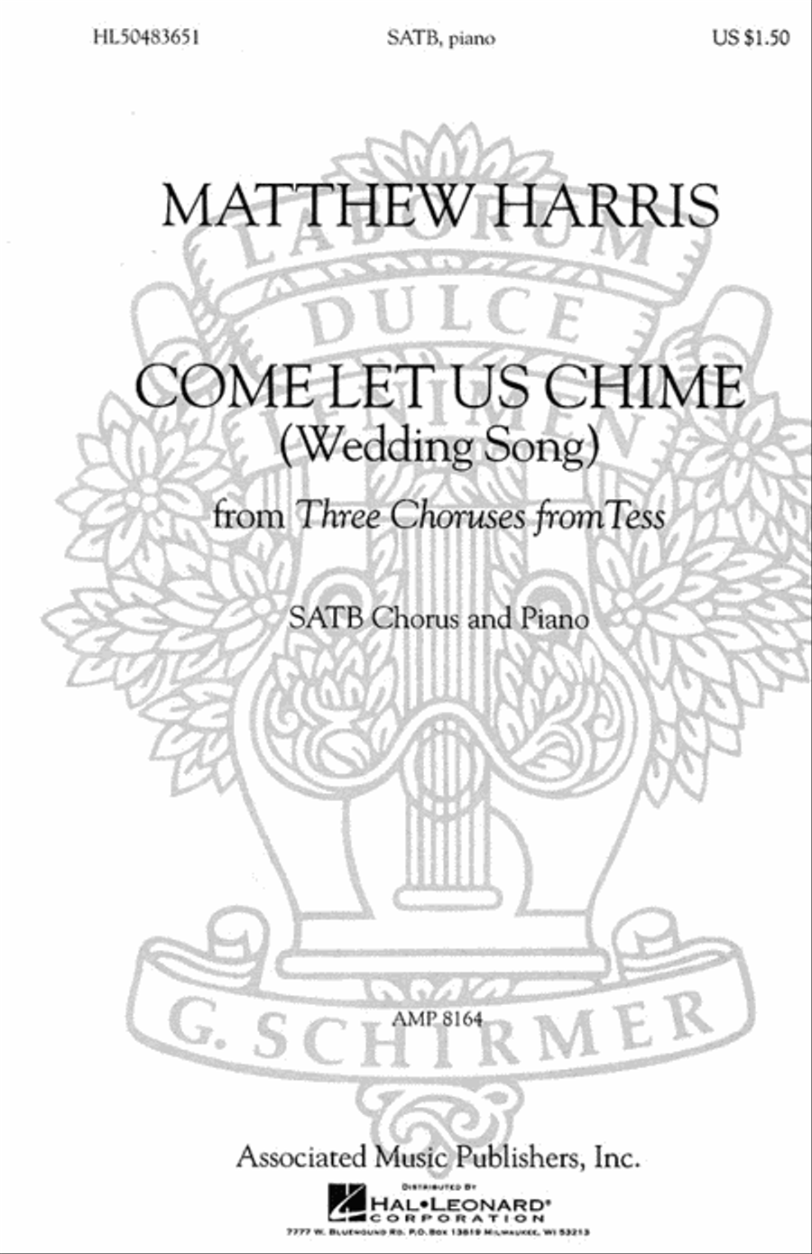 Come Let Us Chime (Wedding Song) 4-Part scores gallery preview page 1
