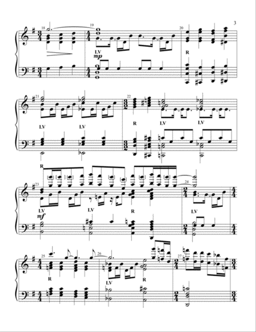 Blackbird Blackbird Handbell Choir scores gallery preview page 3
