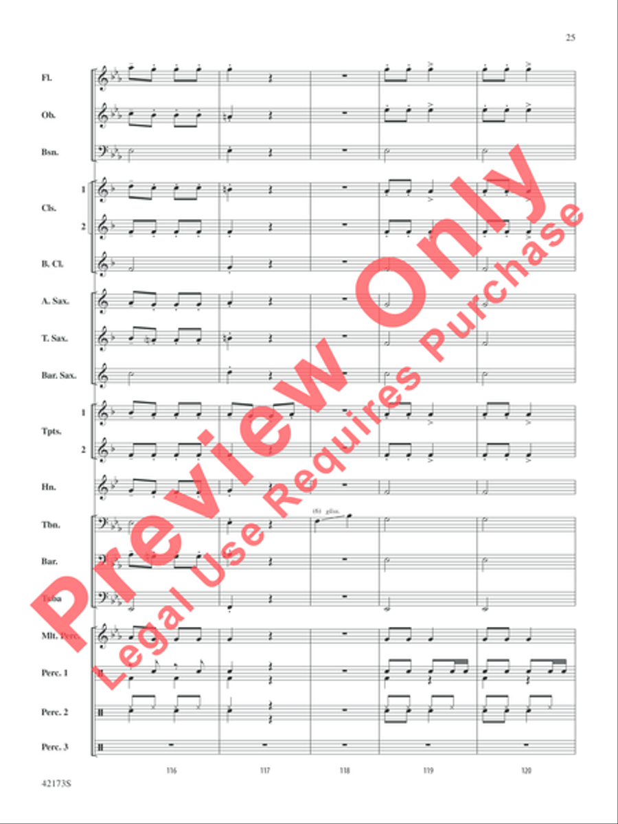 Jingle Band! Concert Band scores gallery preview page 19