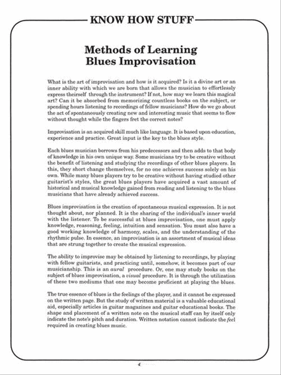 Everything About Playing the Blues Electric Guitar scores gallery preview page 10