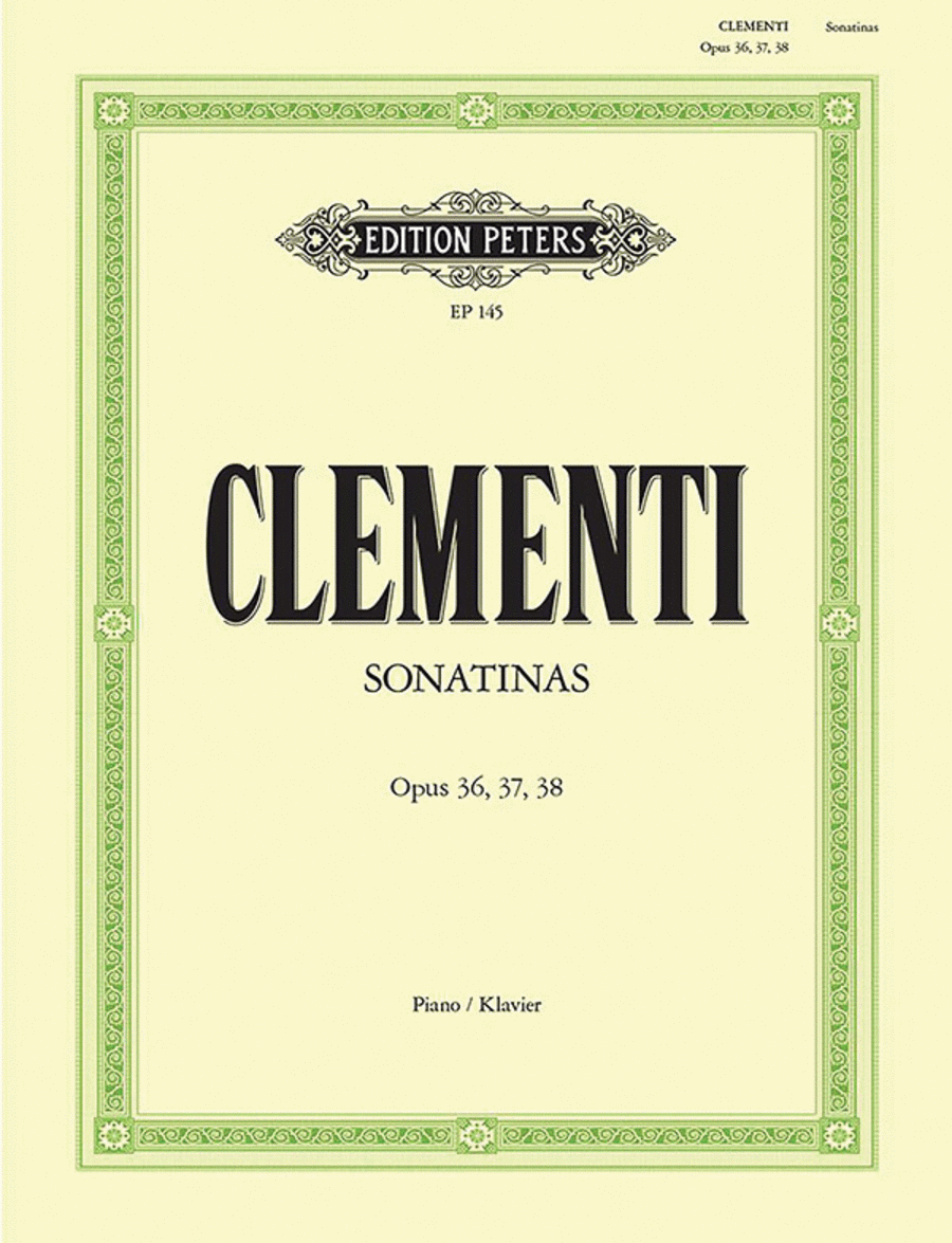 Sonatinas for Piano Sonatinas for Piano Piano scores gallery preview page 1