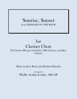 Book cover for Sunrise, Sunset