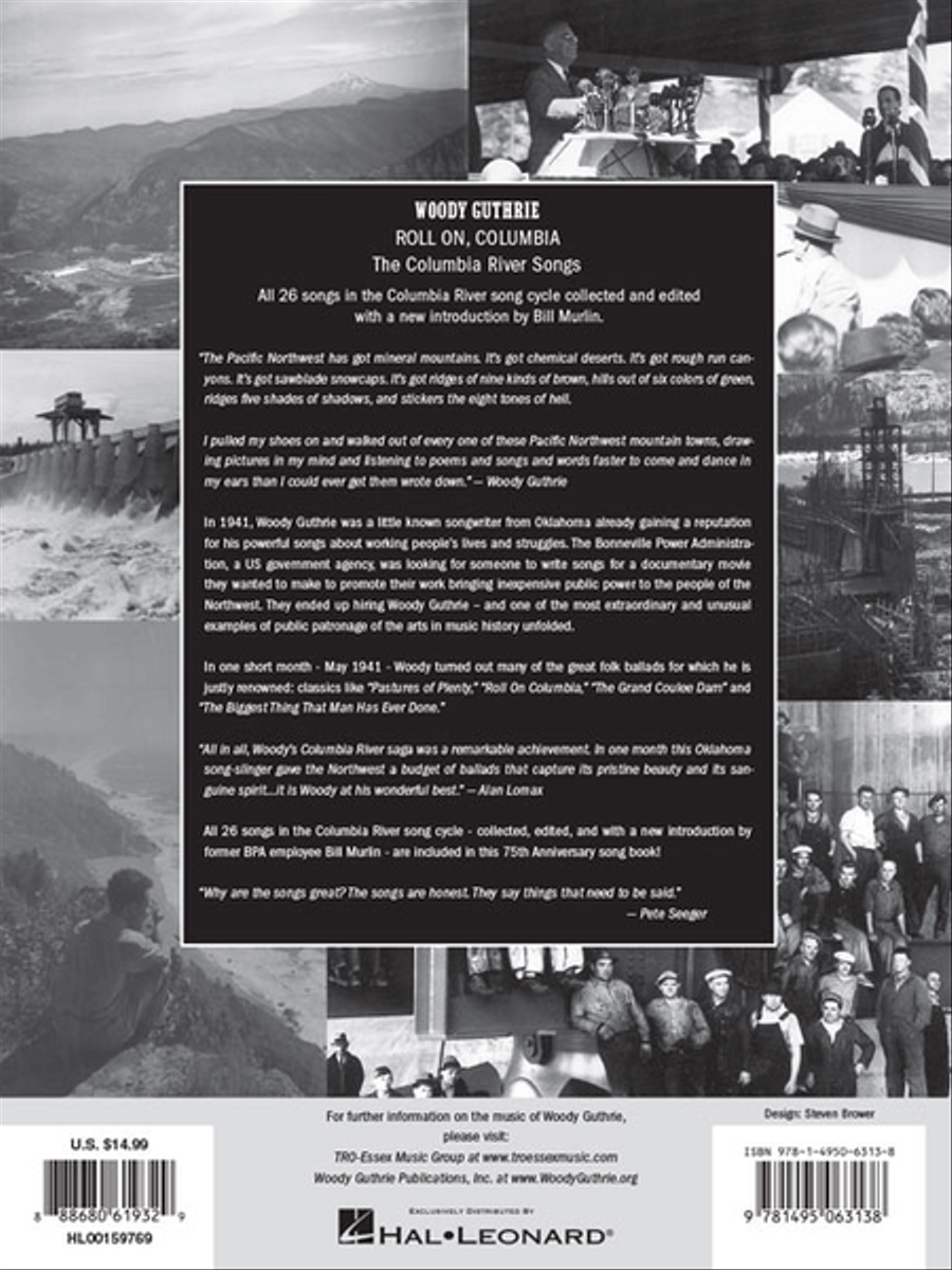 Woody Guthrie - Roll On, Columbia: The Columbia River Songs Collection / Songbook scores gallery preview page 6