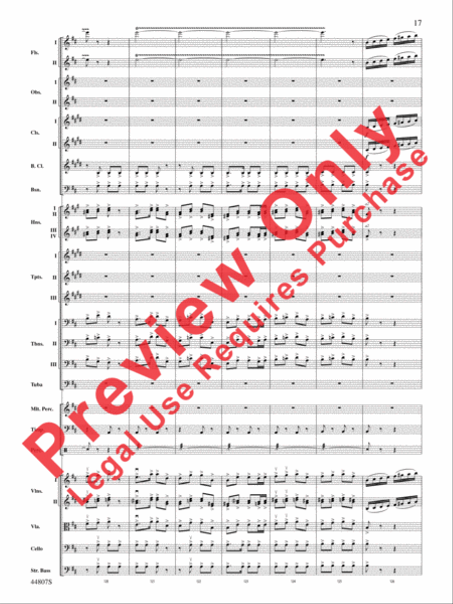 Pan: Highlights from the Warner Bros. Pictures Motion Picture Soundtrack Full Orchestra scores gallery preview page 18