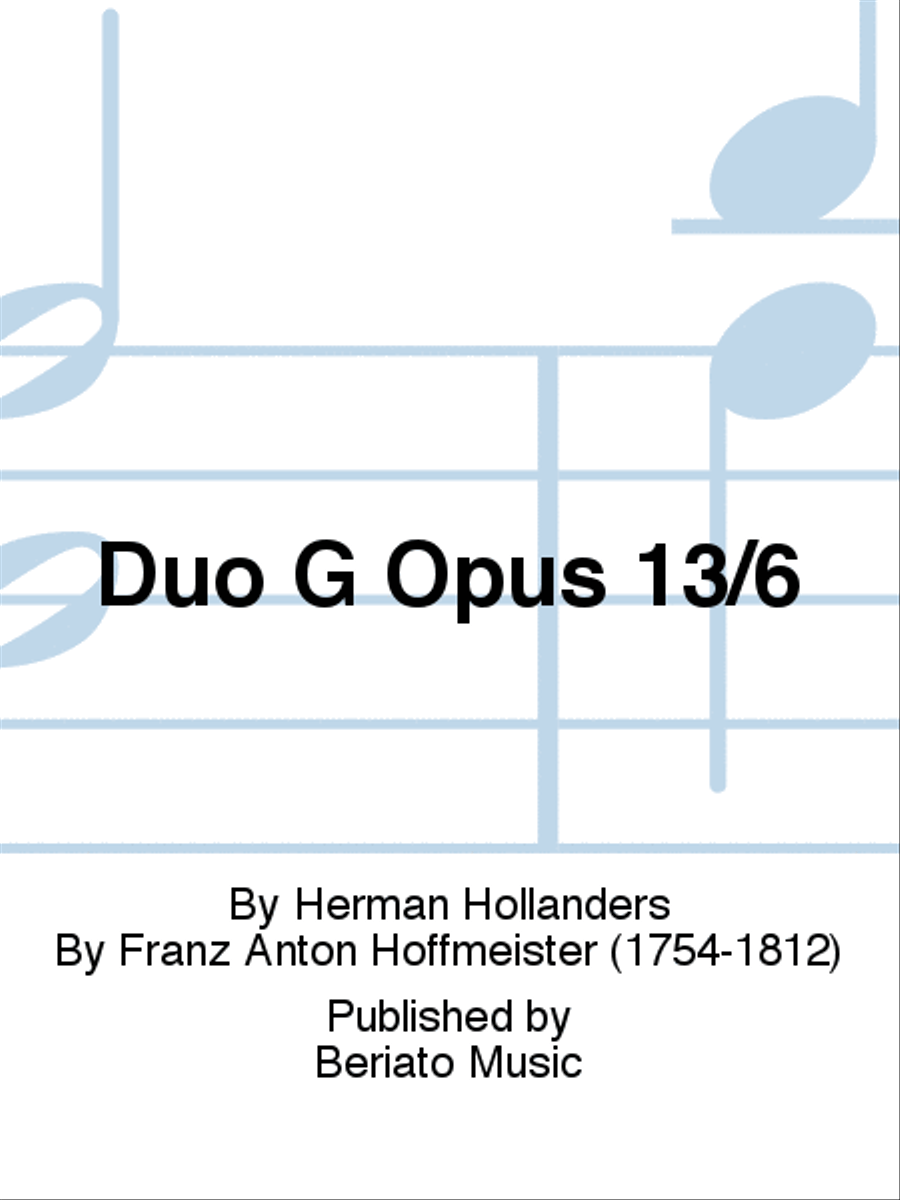 Duo G Opus 13/6 Viola scores gallery preview page 1