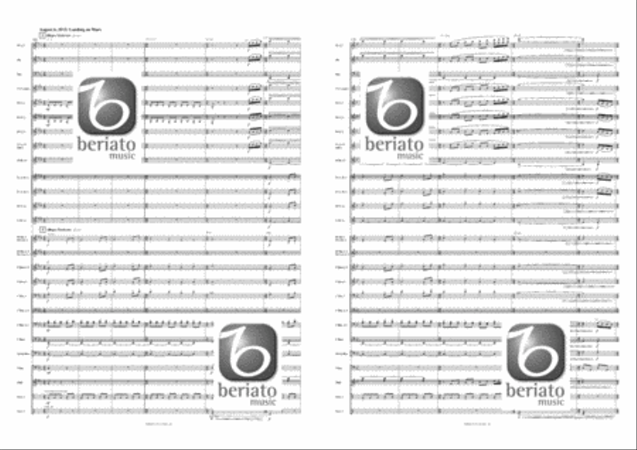 Mission to Mars Mission to Mars Concert Band scores gallery preview page 16