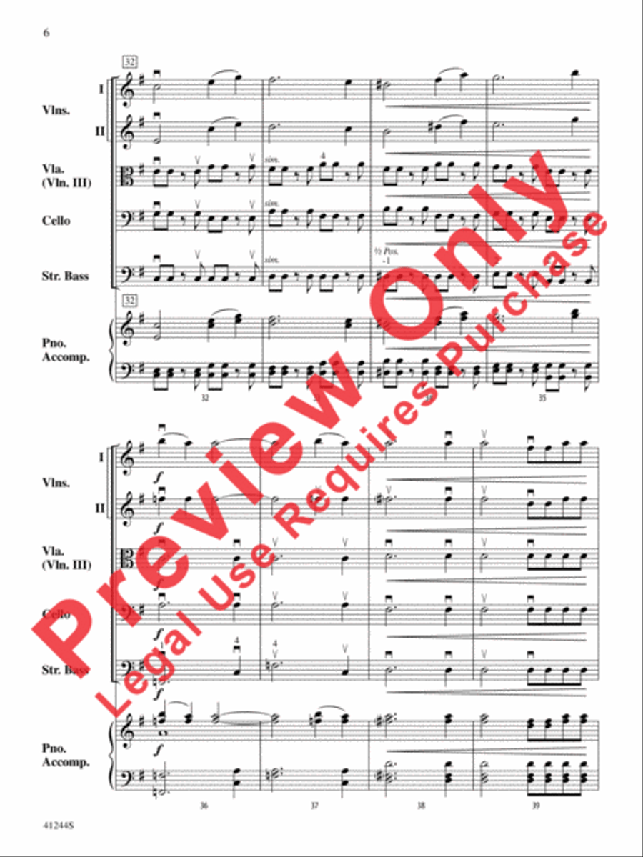 Ablaze String Orchestra scores gallery preview page 7