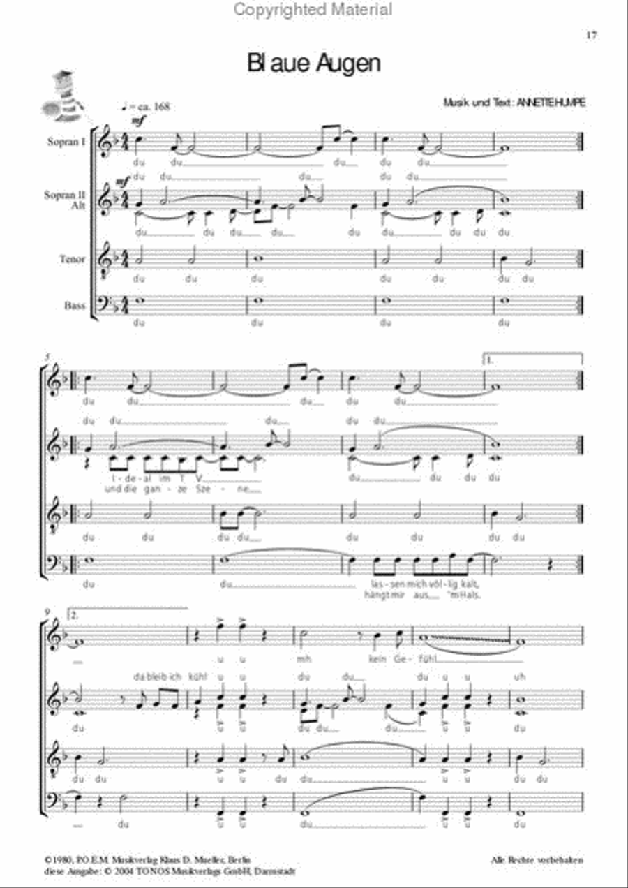 Carbonara 4-Part scores gallery preview page 10