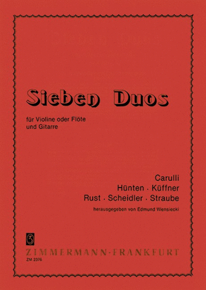Book cover for Seven Duets