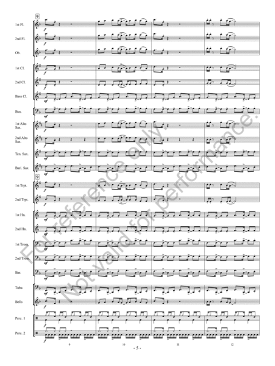 Partay! Concert Band scores gallery preview page 6