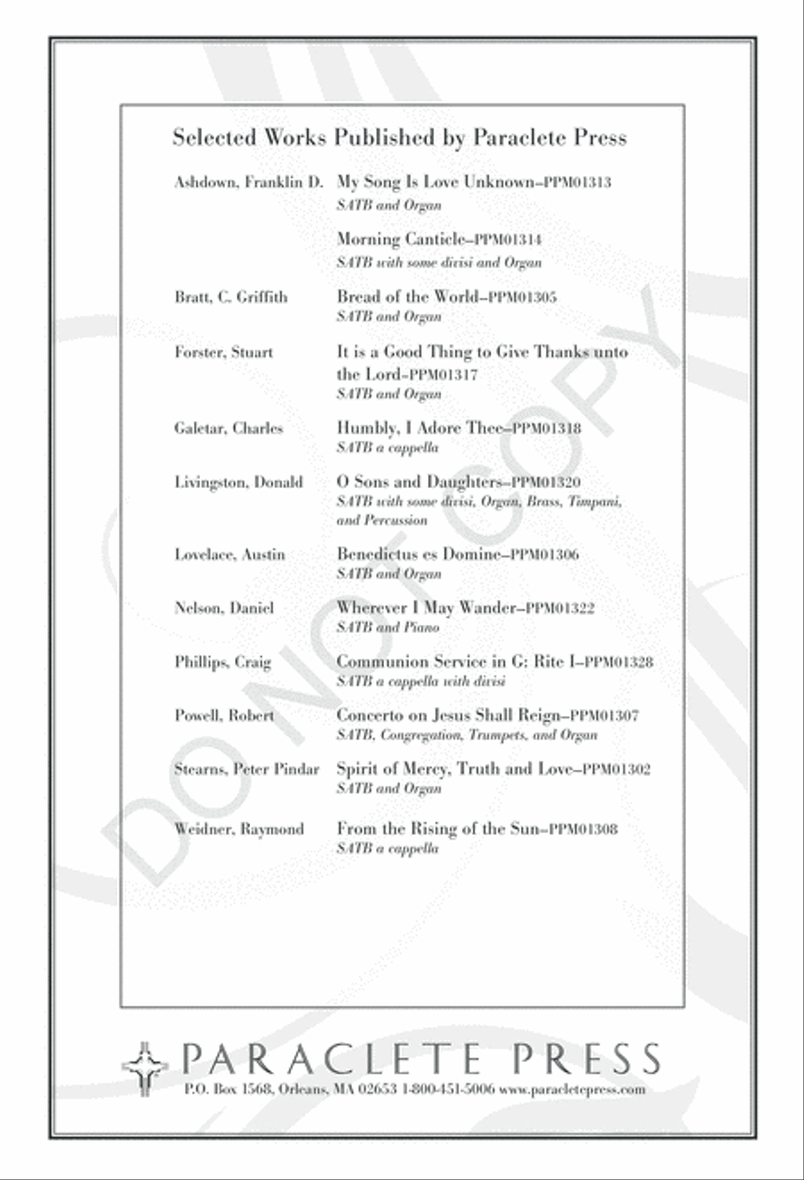Trahe me post te SSATB scores gallery preview page 16