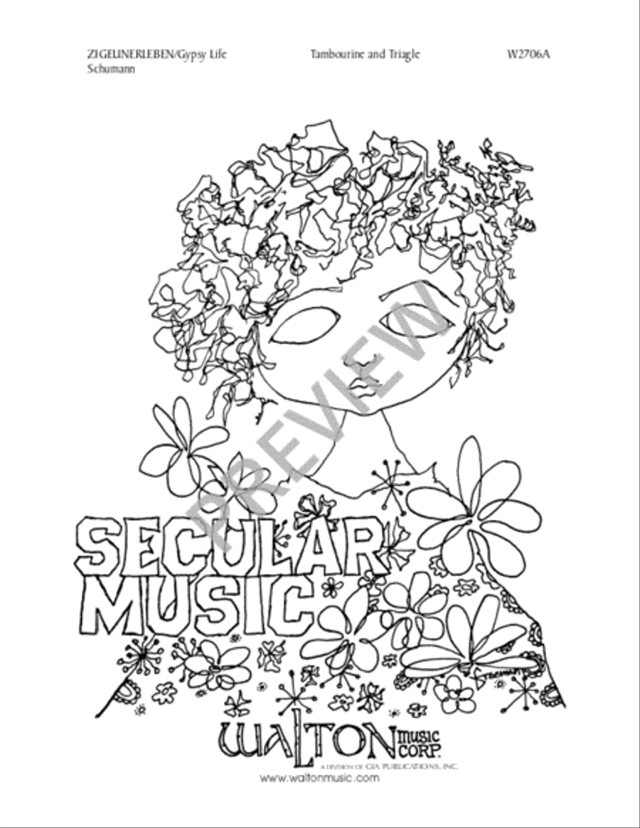 Zigeunerleben (Gypsy Life) (Instrumental Parts) Choir scores gallery preview page 2