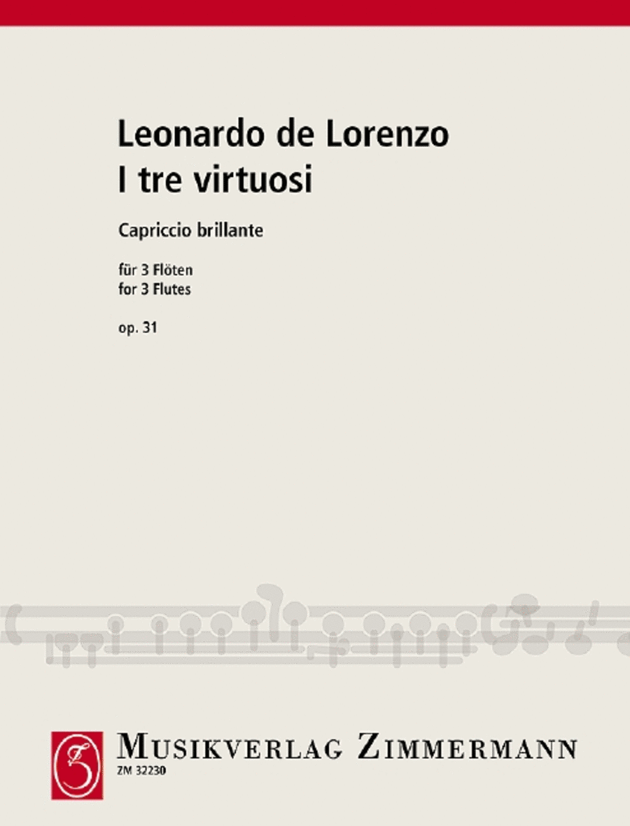 I tre virtuosi I tre virtuosi Flute Trio scores gallery preview page 1