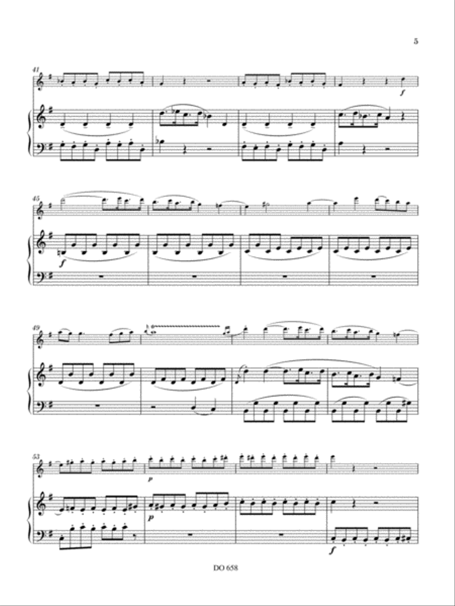 Sonata in E minor Flute Solo scores gallery preview page 5